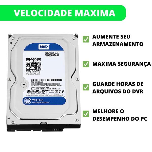 HD 500GB a 1TB SATA 3.5 PC, DVR, DESK Pronto para Usar Disco Rígido Interno com NF e Garantia