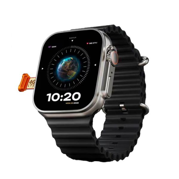 Relógio Inteligente Smartwatch Preto Hw Ultra 2 Call Chip Câmera a Prova D'gua Envio Já Original