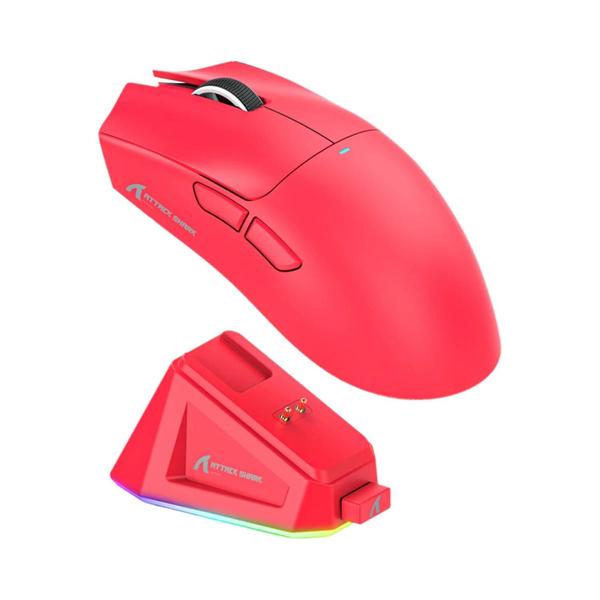 ATTACK SHARK X11 Mouse Gamer sem Fio, Tri-Mode, PAW3311, Até 1000 Hz, 593g