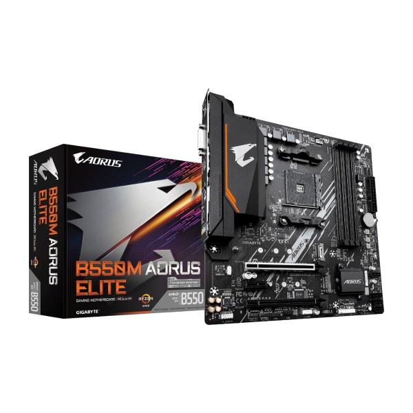 Placa Mãe Gigabyte B550M Aorus Elite Ryzen AM4 M.2 DDR4 Placa Mãe Gigabyte B550M Aorus Elite Ryzen AM4 M.2 DDR4