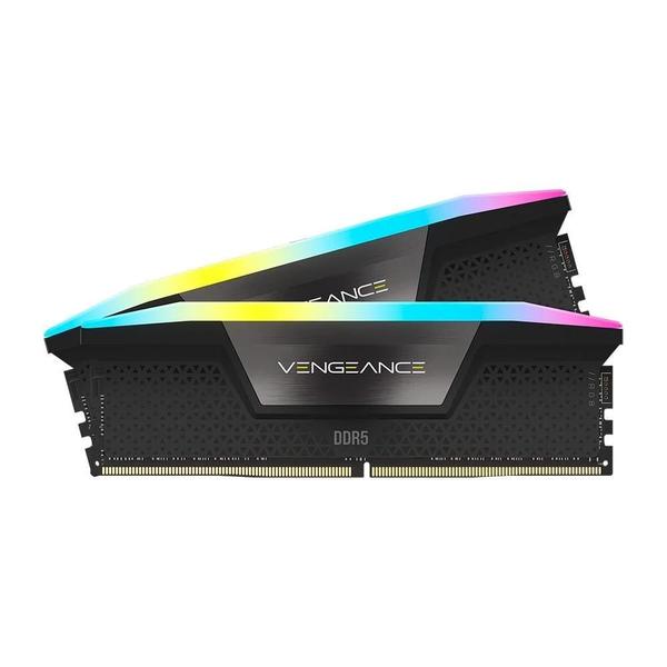 Kit Memória RAM Corsair Vengeance RGB DDR5 32GB 2x16GB 5200mhz CMH32GX5M2B5200C40