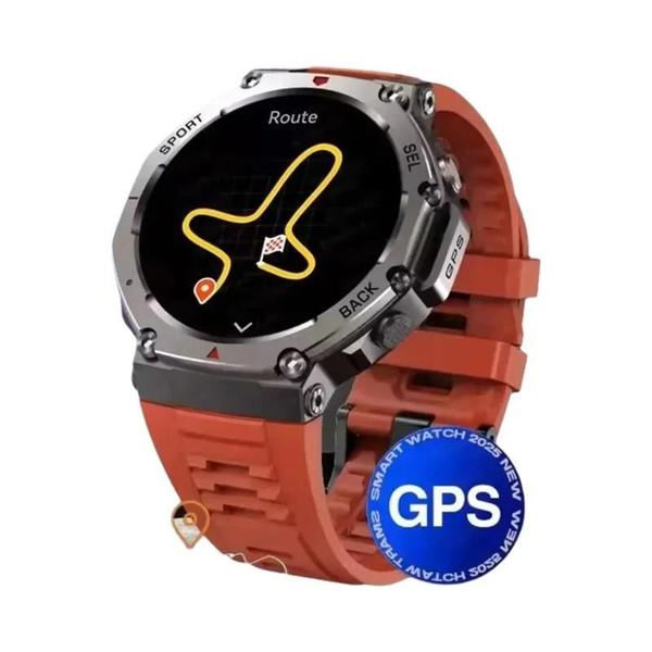 Smartwatch T-Rex 3 Ultra De 48mm Com GPS De Banda Dupla, 10ATM À Prova d'Água, AMOLED, Bússola, 170