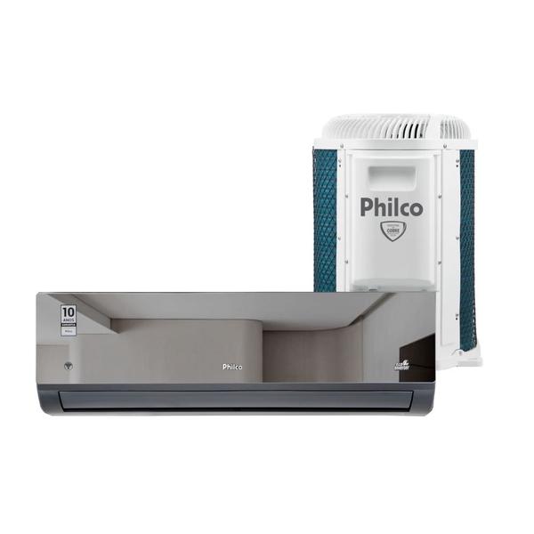 Ar Condicionado Split Inverter Philco Espelhado 12000 BTUs Quente e Frio PAC12000IQFM15E 220V Ar Condicionado Split Inverter Philco Espelhado 12000 BTUs Quente e Frio PAC12000IQFM15E 220V