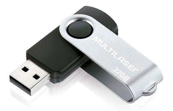 Pen drive 32 Gb Twist 2 USB 2.0 - Multilaser PD589