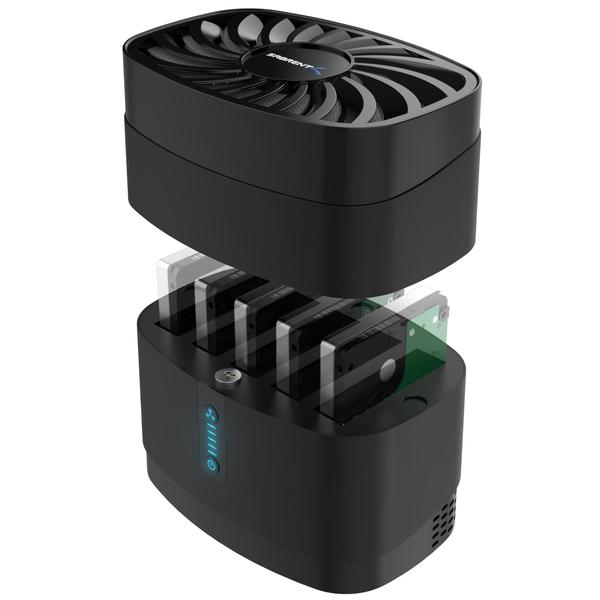 Estação de acoplamento SABRENT USB-C de 5 compartimentos para HDDs/SSDs SATA de 2,5” Estação de acoplamento SABRENT USB-C de 5 compartimentos para HDDs/SSDs SATA de 2,5”