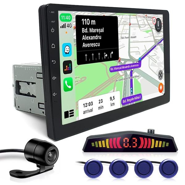 Kit Multimídia 1 Din 9 Polegadas + Câmera Ré + Sensor Ré Azul Celta 2000 2001 2002 2003 2004 2005 Android Auto Kit Multimídia 1 Din 9 Polegadas + Câmera Ré + Sensor Ré Azul Celta 2000 2001 2002 2003 2004 2005 Android Auto