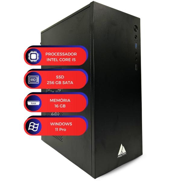 Computador Office i5 2ª Memória 16GB RAM SSD 256GB Windows 11 MultiPc