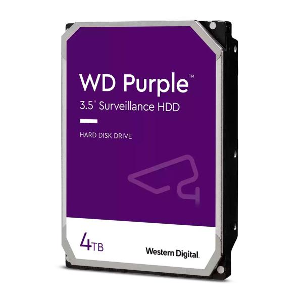 HD 4TB Western Digital Purple Surveillance, SATA III 6Gb/s, Cache 256MB, 3.5" - WD43PURZ