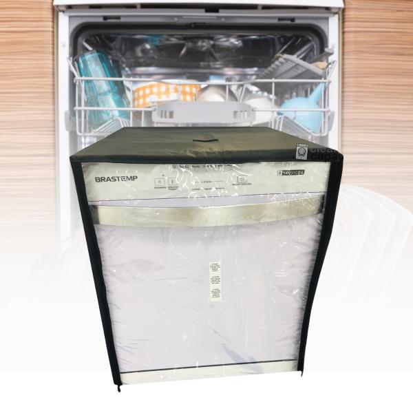 Capa para lava louças brastemp 8 serv. bfl08bb transparente