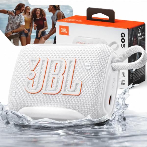 Caixa de Som Bluetooth Portátil JBL Go 5 Original IP67 À Prova dÁgua e Poeira Som JBL Pro Bluetooth USBC Bateria de Longa Duração