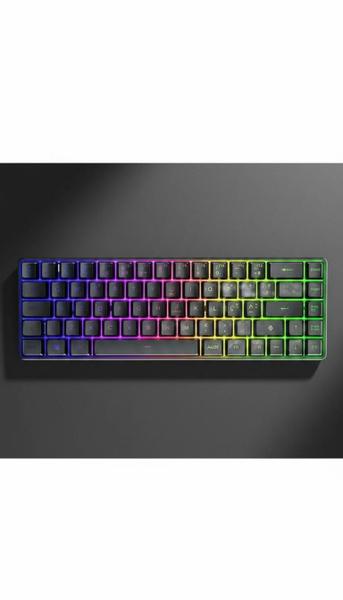 Teclado Gamer Compacto com RGB