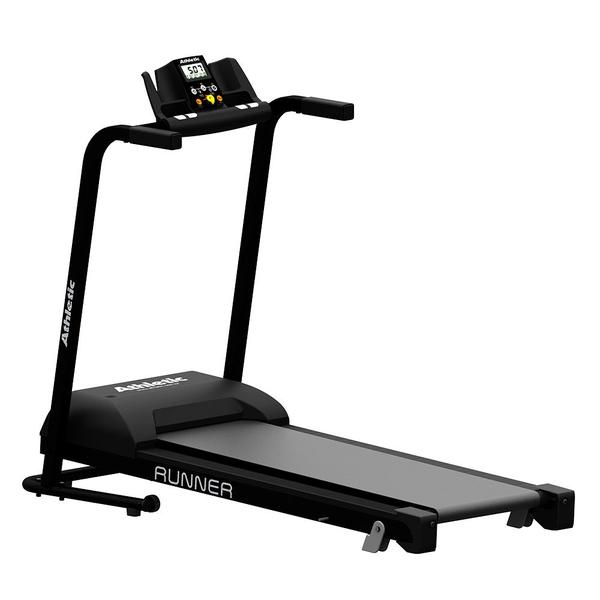 Esteira Ergométrica Residencial Athletic Runner Bivolt 13 km h 13 Funções e Dobrável