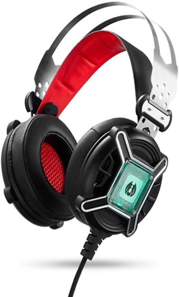 Kit 2pcs Headset Gamer Fone de Ouvido com LED MH9 Preto