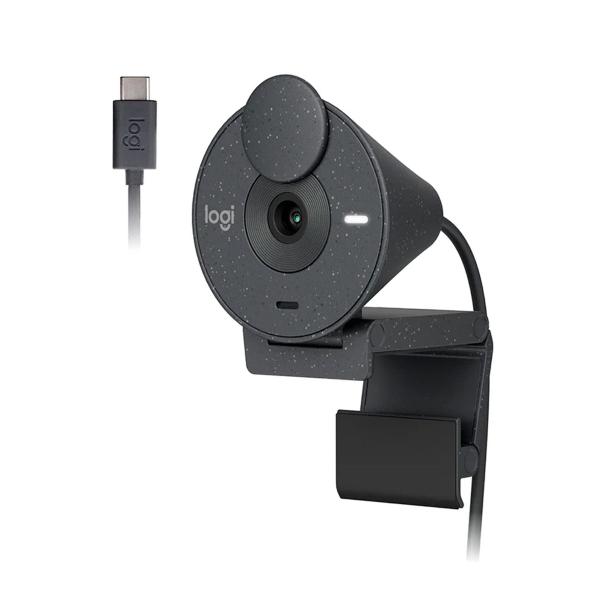 Webcam Full HD 1080p Brio 300 Grafite Brio 300 Logitech Webcam Full HD 1080p Brio 300 Grafite Brio 300 Logitech