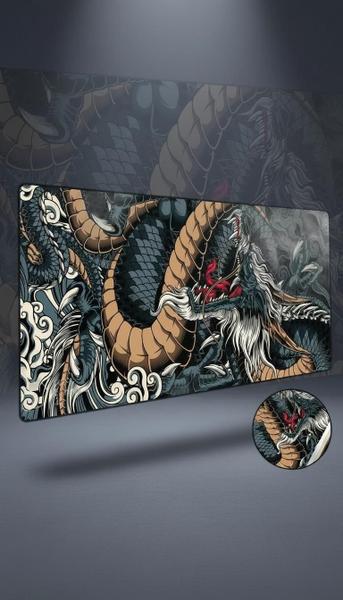 Mouse Pad Gamer Extra Grande 120x60 Dragão