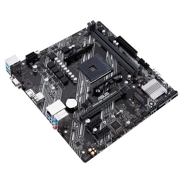 Placa Mae Asus Prime A520m-K Am4, Ddr4, Matx, M.2, Vga/Hdmi