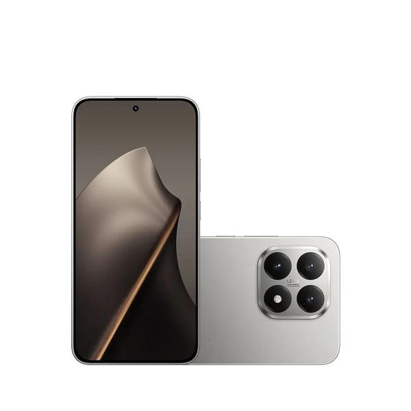 Smartphone Celular Xiaomi 15T 5G Cinza 256GB, 12GB RAM, Tela AMOLED 6,83 polegadas 120 Hz, Câmera Leica 50 MP, NFC, Bateria 5500 mAh, Dual SIM