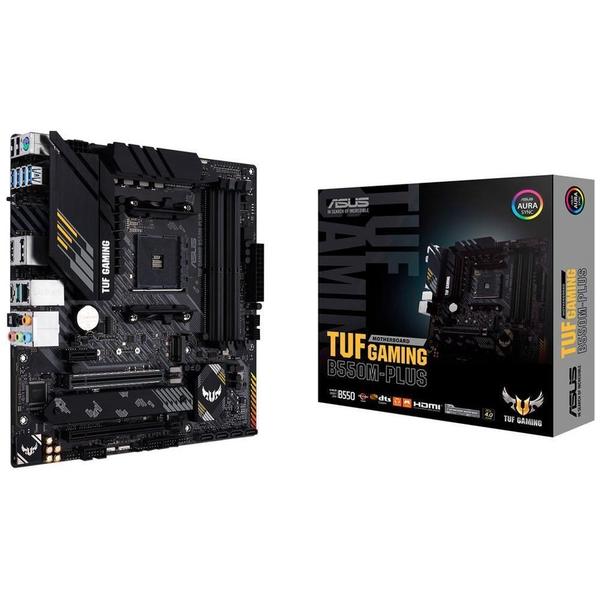Placa Mãe Asus TUF Gaming B550M-Plus AMD AM4 mATX DDR4