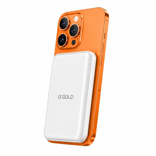 Carregador Portátil Indução 10000 mAh Power Bank Magnético