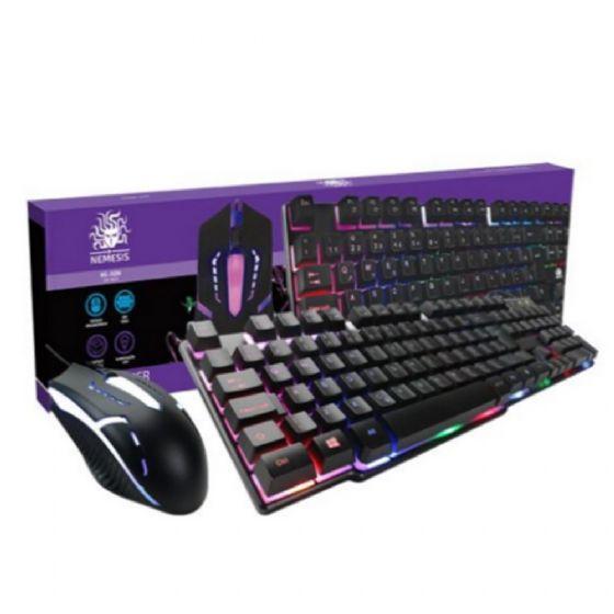 Kit Teclado e Mouse Usb Gamer com Led tecrado