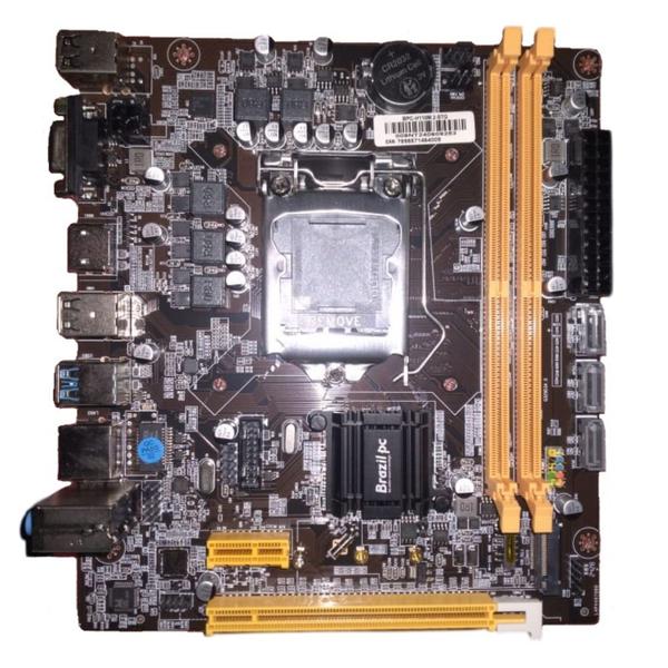 Placa Mãe 1151p BrazilPC BPC-H110 M.2 Hdmi DDR4 Lan Giga
