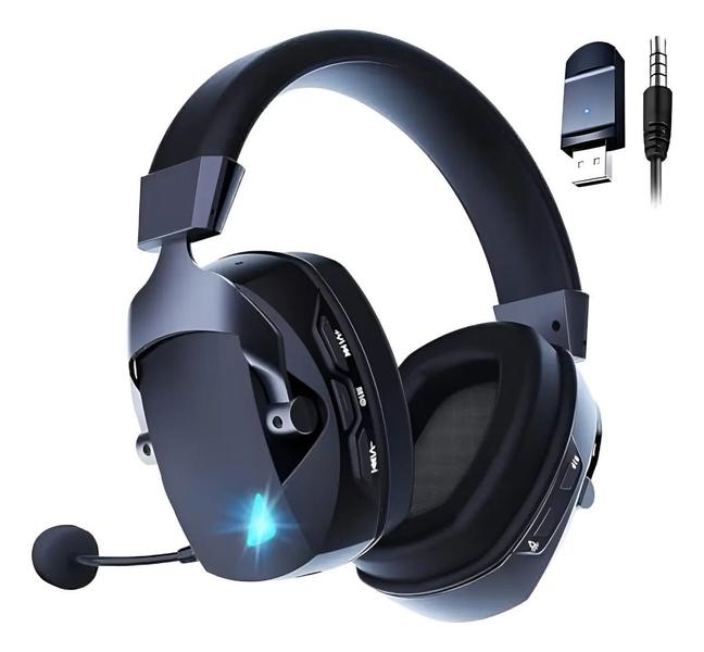 Headset Gamer Delta Sem Fio com Bluetooth e Microfone Desmontável