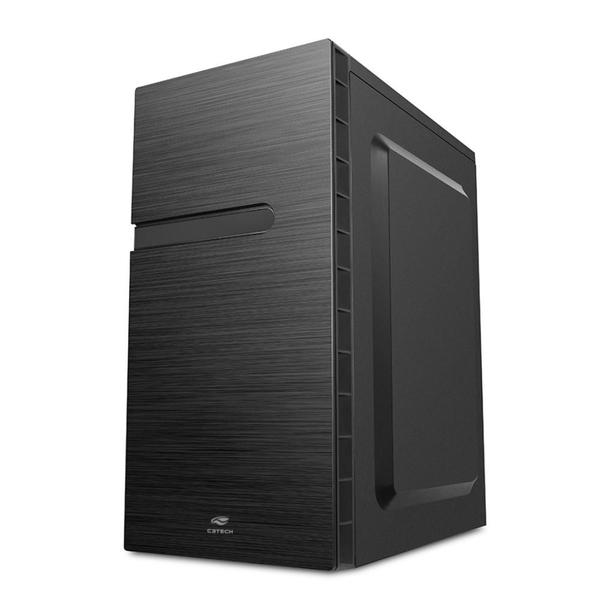 Gabinete C3tech Mt-35bk Mid Tower Matx Com Fonte Com Fonte 200w Preto