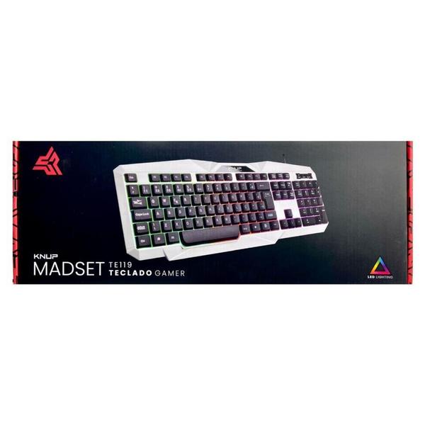 Teclado Knup Gamer Madset LED RGB
