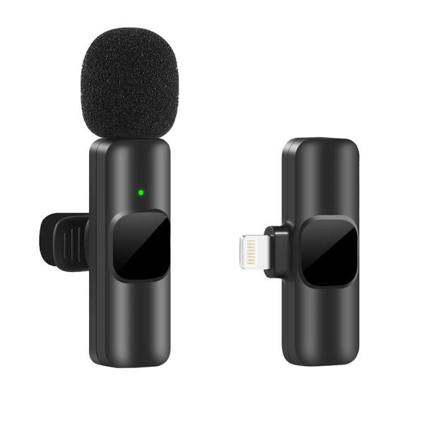 Microfone de lapela sem fio para celular telefone - k9 mic Microfone de lapela sem fio para celular telefone - k9 mic