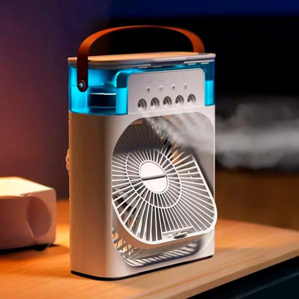 Mini Ventilador Silencioso Portátil Usb para Umidificar o Ar