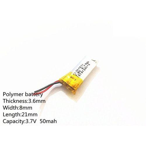 Bateria 3,7v 50mah 3,6mm X 8mm X 21mm Carta