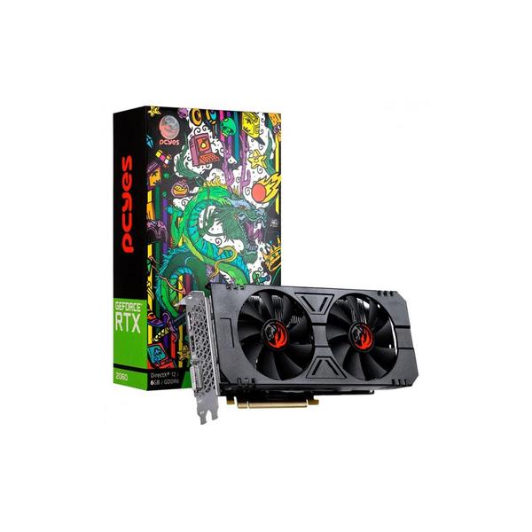 Gpu RTX 2060 6GB 192 BITS GDDR6 Dual FAN Graffiti Series - PAX2060RTX6G192BDF