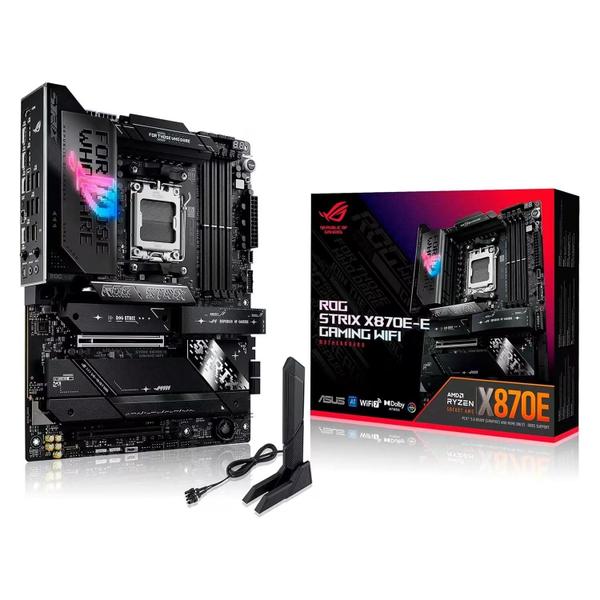 Placa Mãe Asus Rog Strix X870E-E Gaming WiFi DDR5 Socket AM5 Chipset AMD X870E ATX