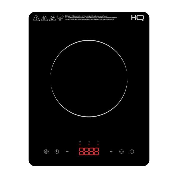 Cooktop de Indução HQ 1 Boca Portátil 2000W Preto HQ-IDS2001P 220V