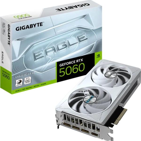 Placa Video RTX 5060 Gigabyte Eagle OC Ice 8GB GDDR7