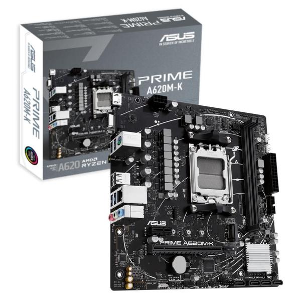 Placa Mãe Asus Prime A620m-k Am5 Matx Ddr5 90mb1f40-m0eay0