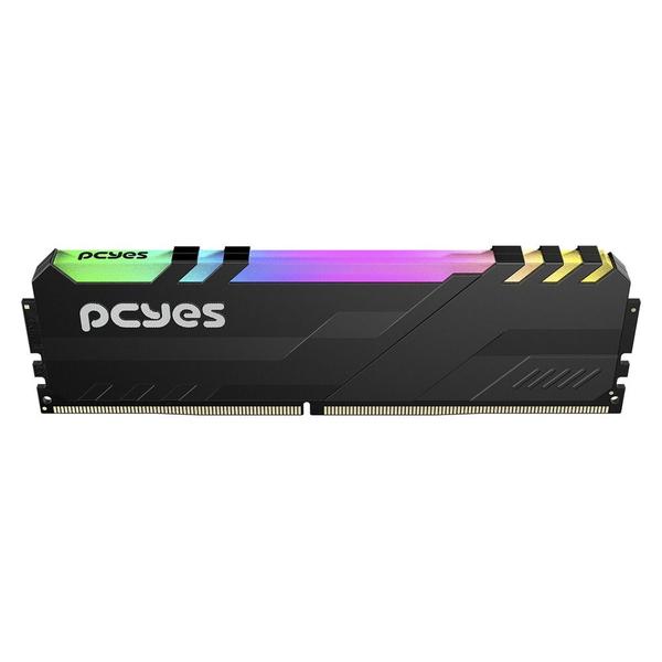 Memoria Gamer PCYES UDIMM 16GB DDR5 5600MHZ BLACK com RGB - PM165600D5BR