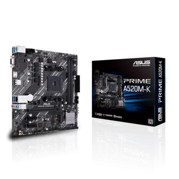 Placa Mãe Asus Prime A520ME AMD AM4 mATX DDR4