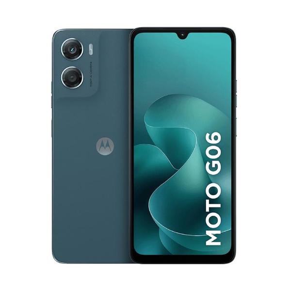 Smartphone Motorola G06 Azul 256GB Tela 6.88 Dual SIM Câmera 50MP