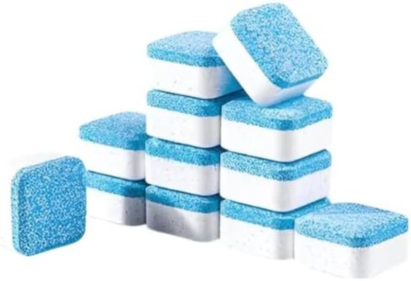 Pastilha Tablete Limpeza Máquina Lavar Roupa Kit 12 Unidade