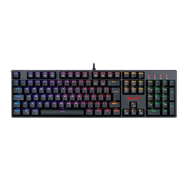 Teclado Mecânico Redragon Surara Pro V2 RGB Switch Brown ABNT2 Preto