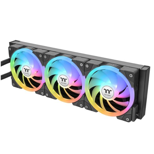 Water cooler 360mm thermaltake minecube 360 ultra, argb, lcd quad, black, clw481pl12swa
