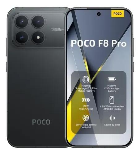 POCO F8 Pro 12GB RAM 512GB Preto Versão Global Oferta Imperdível