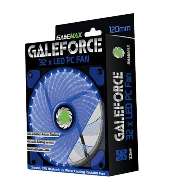 Cooler para Gabinete 120mm 32 LED Azul Gamemax GMXGF12B