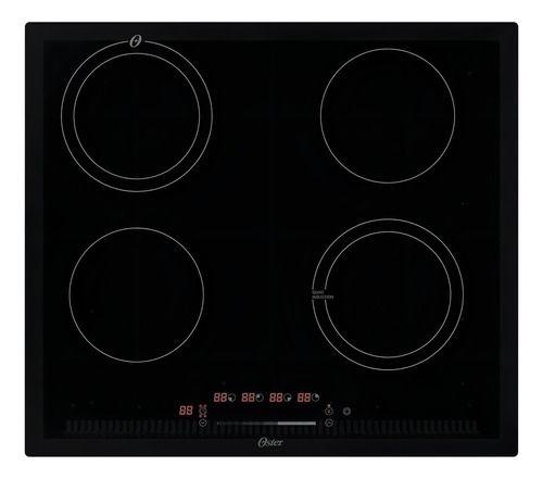 Cooktop Indução 4 Bocas Touchscreen Vidro Preto Oster 220v