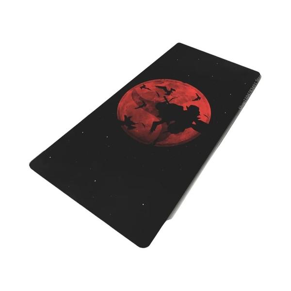 Mousepad Gamer XXL Naruto Itachi Uchiha 900x400 Grande Para Mesa Acessórios De Teclado Anime