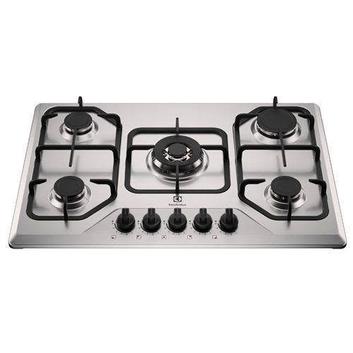 Cooktop à Gás Electrolux 5 Bocas KE5XC Multi Chama Mesa Inox Bivolt