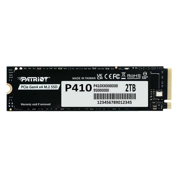 SSD M.2 Patriot P410 2TB NVMe PCIe Gen4 - P410P2TBM28H