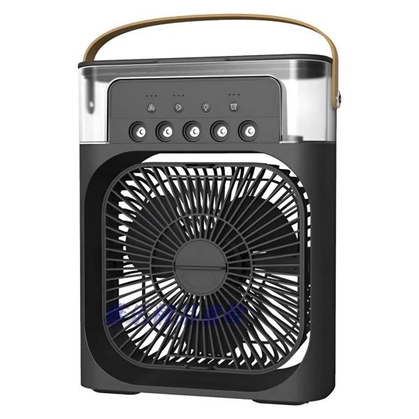 Climatizador de Ar Portátil USB 600ml com Timer e LED 7 Cores Climatizador de Ar Portátil USB 600ml com Timer e LED 7 Cores