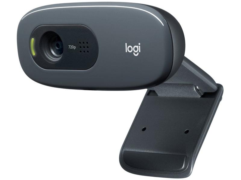 Webcam HD Logitech C270, 720p, 30 FPS, Microfone Integrado, USB 2.0 - 960-000694